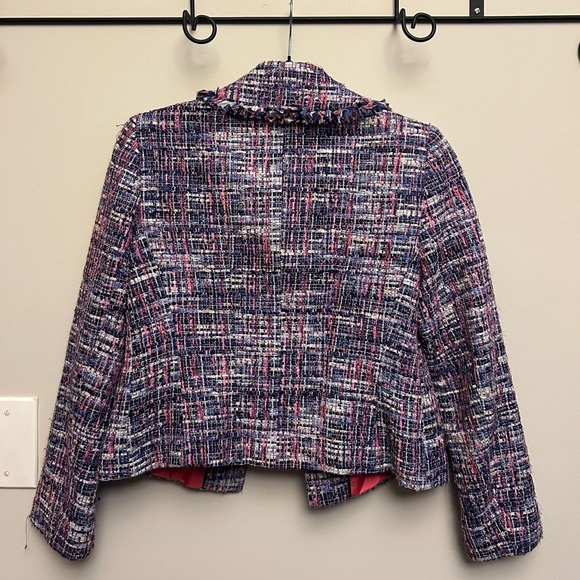 LAFAYETTE 148 colorful tweed cotton blazer jacket with buttons - Picture 2 of 6